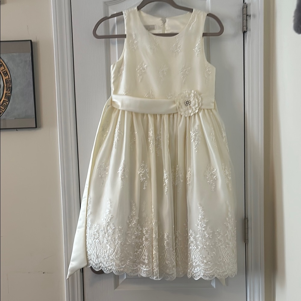 American Princess Cream A-Line Sundress for Weddings